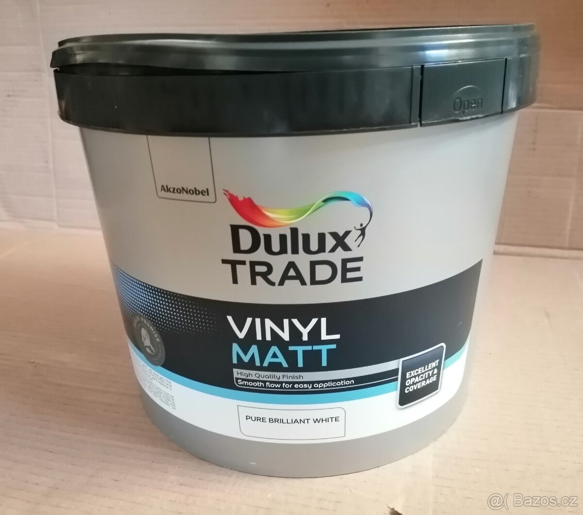 Barva DULUX Vinyl Matt Pure Briliant White, kbelík 10L