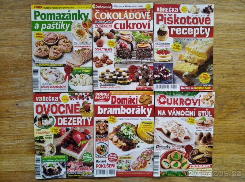 NOVÉ časopisy s recepty