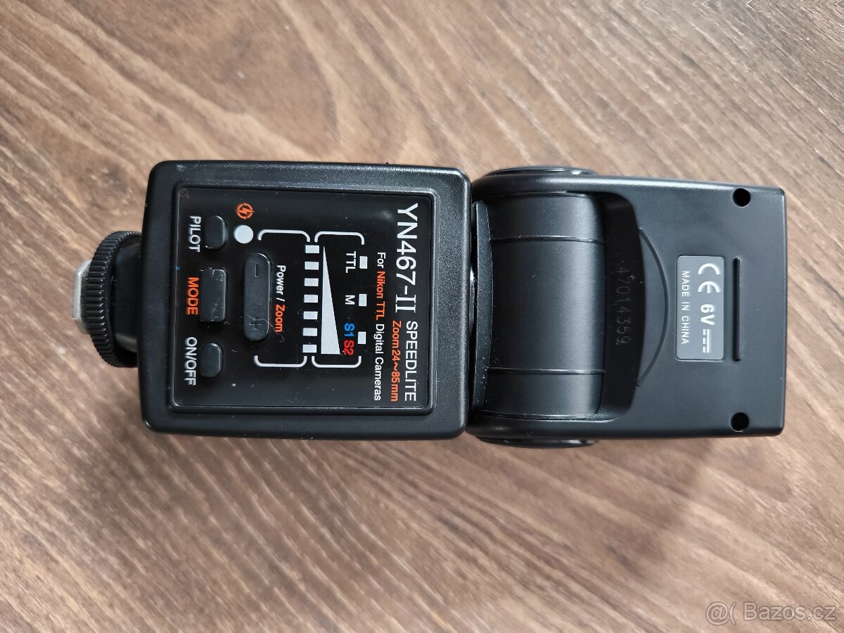 Elektronický blesk Yongnuo YN467II SPEEDLITE TTL pro Nikon