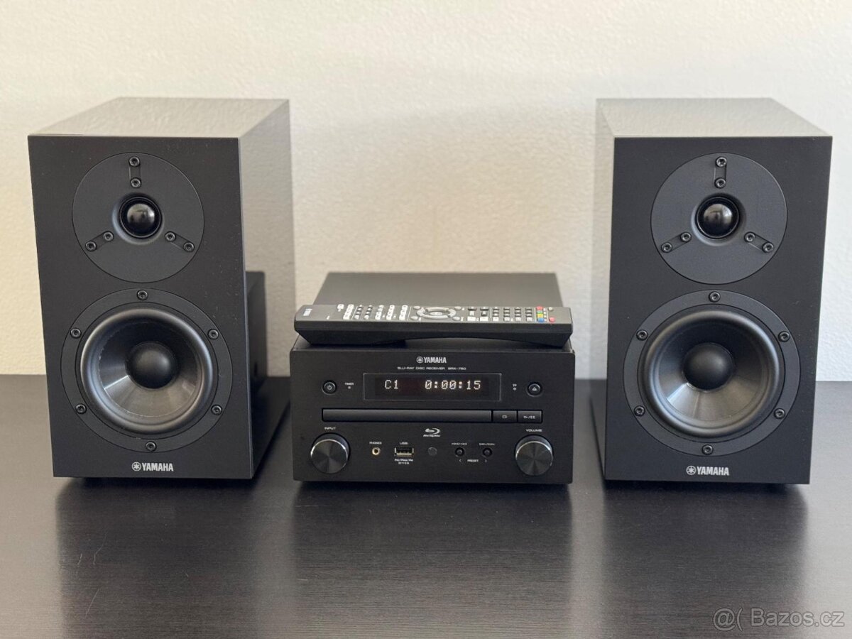 Blu-ray mikrosystém YAMAHA DLNA HDMI USB reproduktory