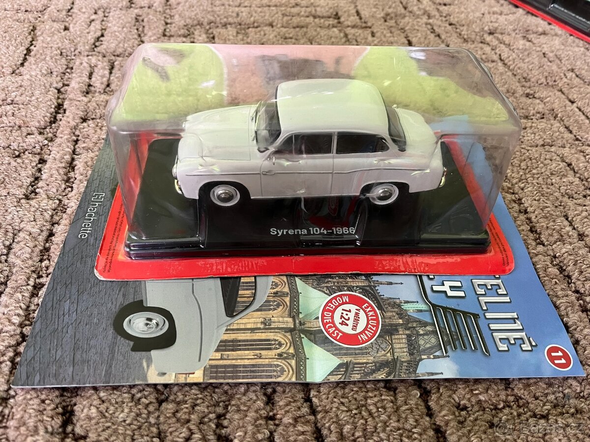 Hachette Nezapomenutelné automobily FSO Syrena 104 1:24