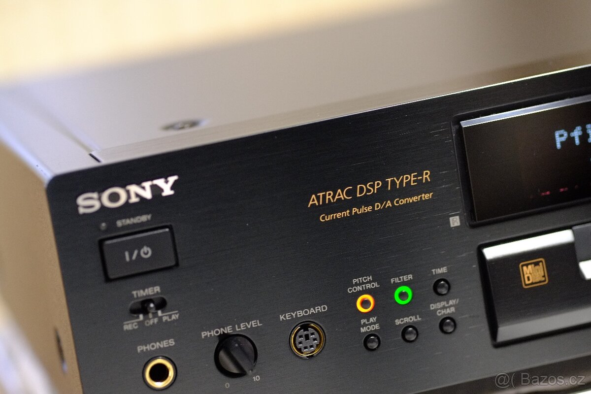 SONY -  minidisc  -  MD JB 930QS- perfekt stav