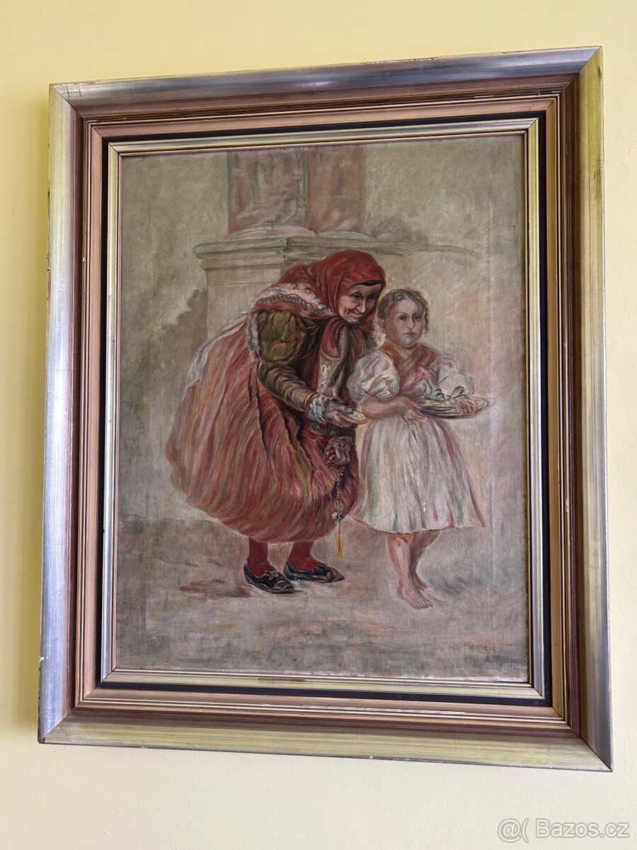 Obraz z opony divadla Josefa Kajetána Tyla
