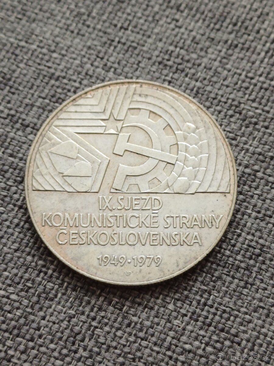 50 kčs IX.sjezd KSČ