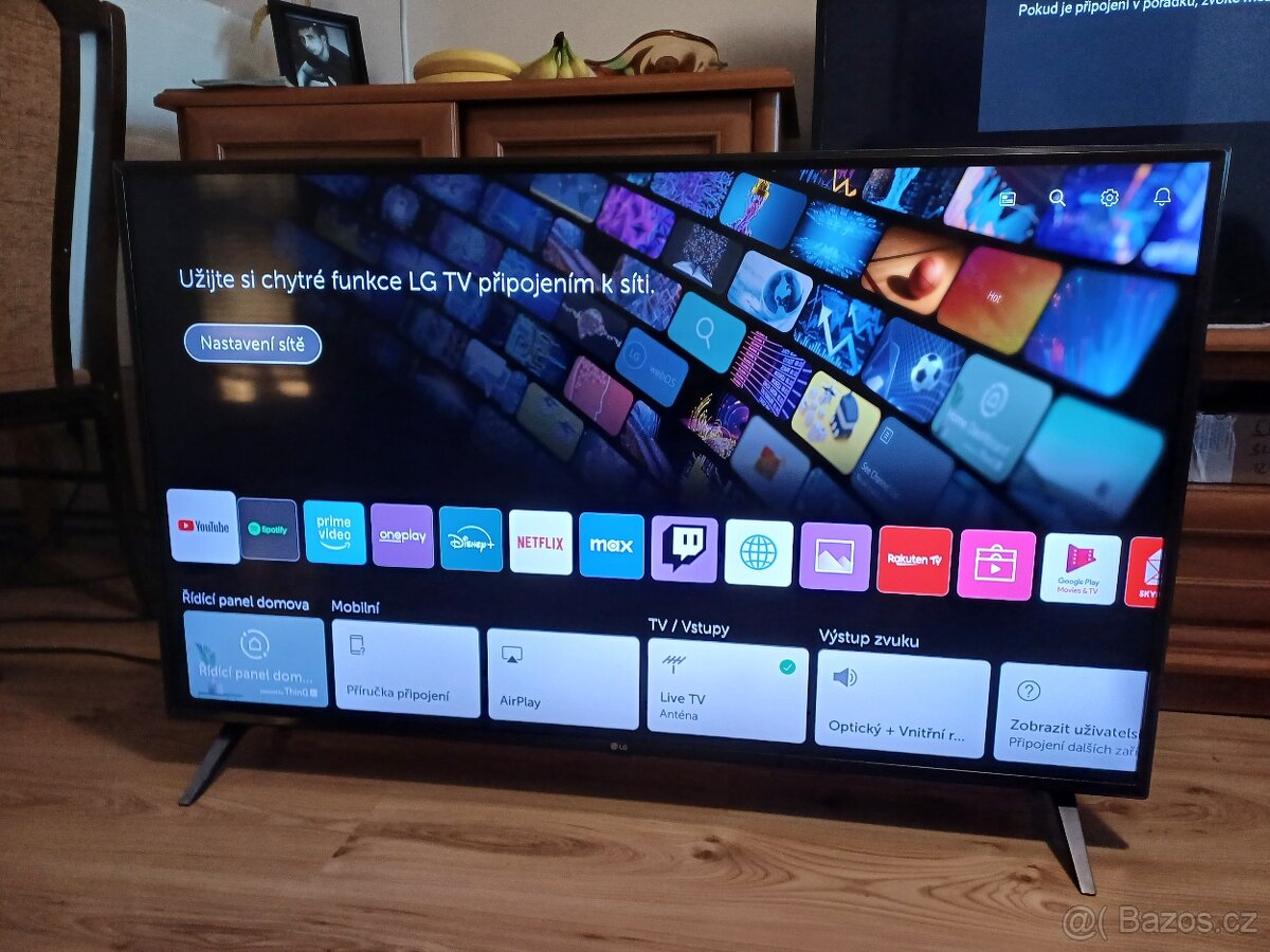 4K Smart TV LG 50UM7500- úhlopříčka 127cm