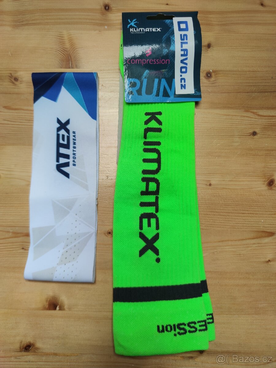 NOVÉ KlimAtex kompresní návleky + čelenka ATEX