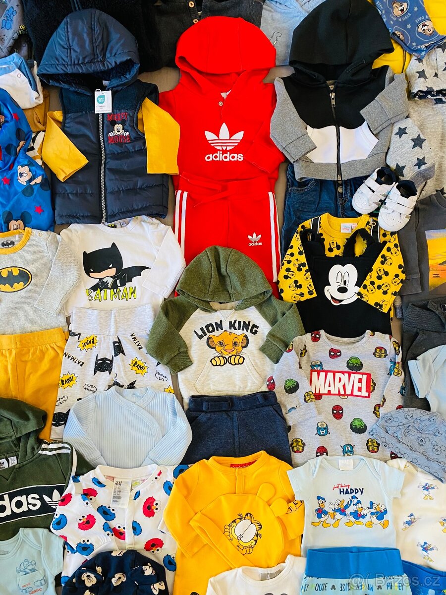 Balík oblečení na chlapečka 0-6 m Top Stav