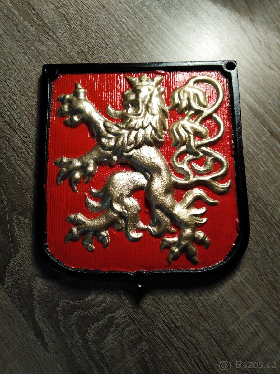 Litinový znak protektorátu Čechy a Morava