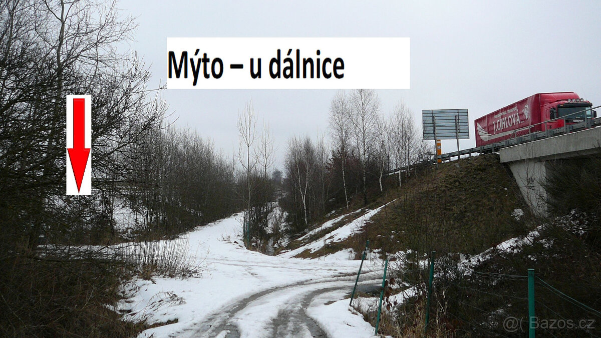 Soubor 10 pozemků u dálnice Mýto-Cerhovice-Žebrák