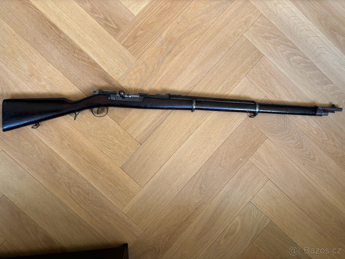 RU puška Steyr M1886 Kropatschek koloniální