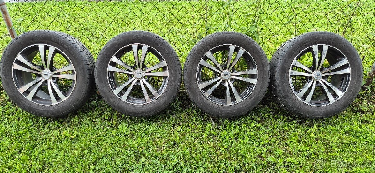 Alu kola RSW 5x112 7,5x17 ET35 235/55r17 letní Nokian