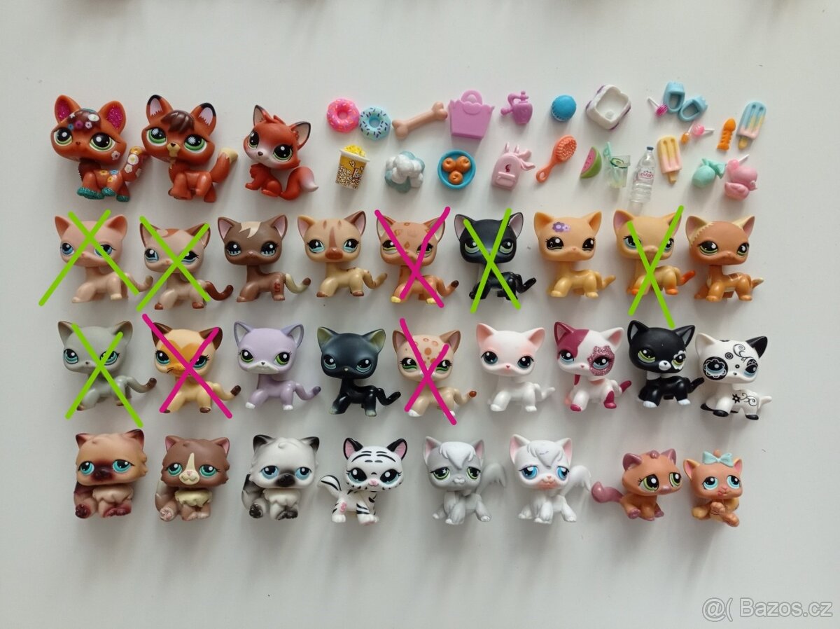 Lps littlest petshop lišky, kočky shc a jiné