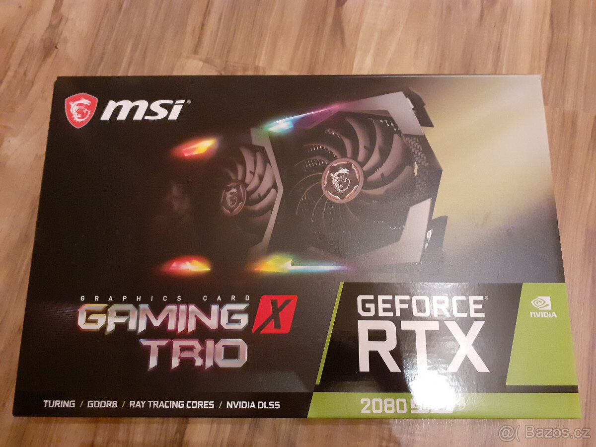 Prodám MSI GeForce RTX 2080 SUPER GAMING X TRIO