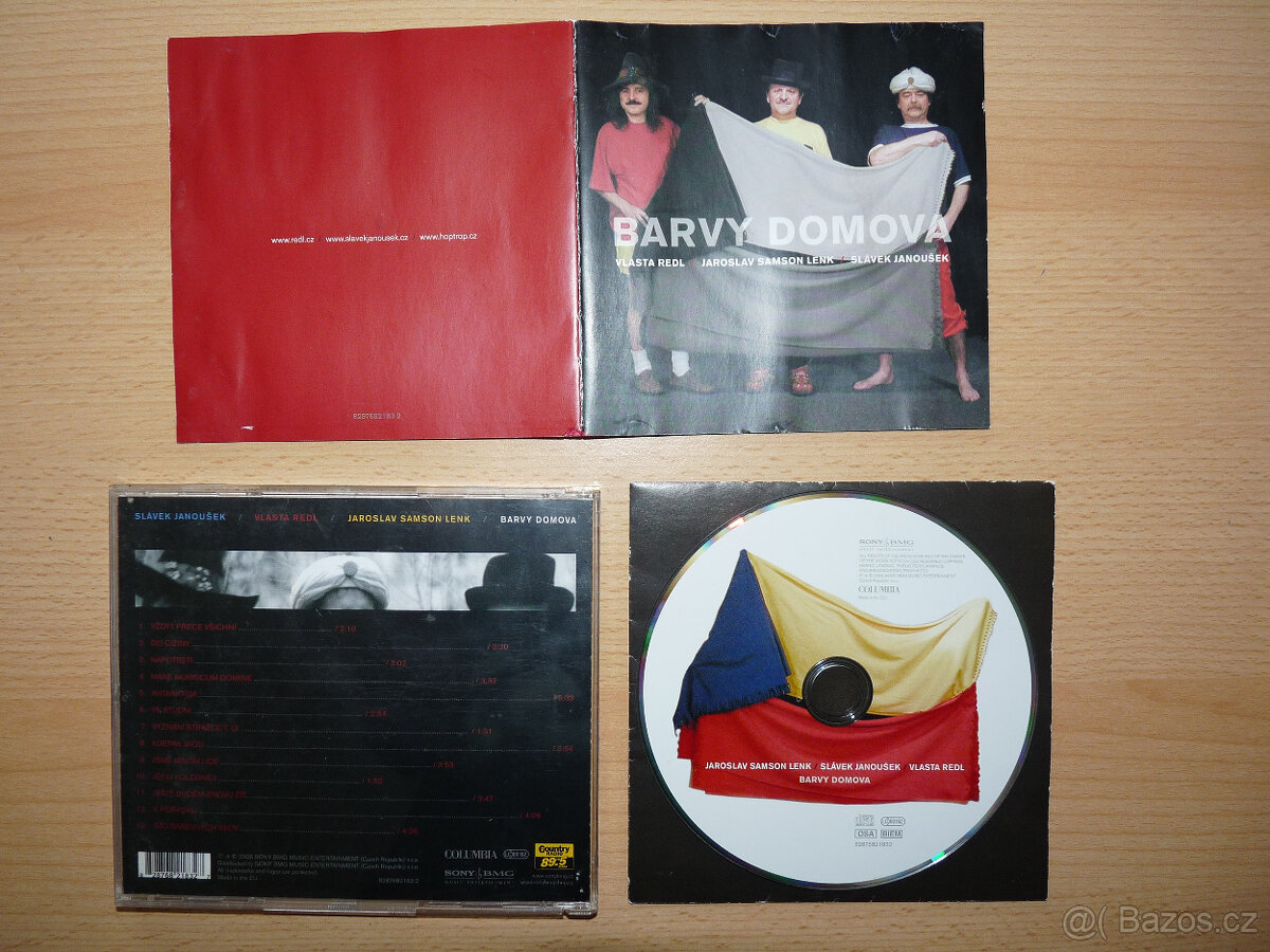 prodám CD REDL-LENK-JANOUŠEK-Barvy Domova 2006 RARITA