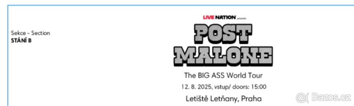 Post Malone - Praha Letňany