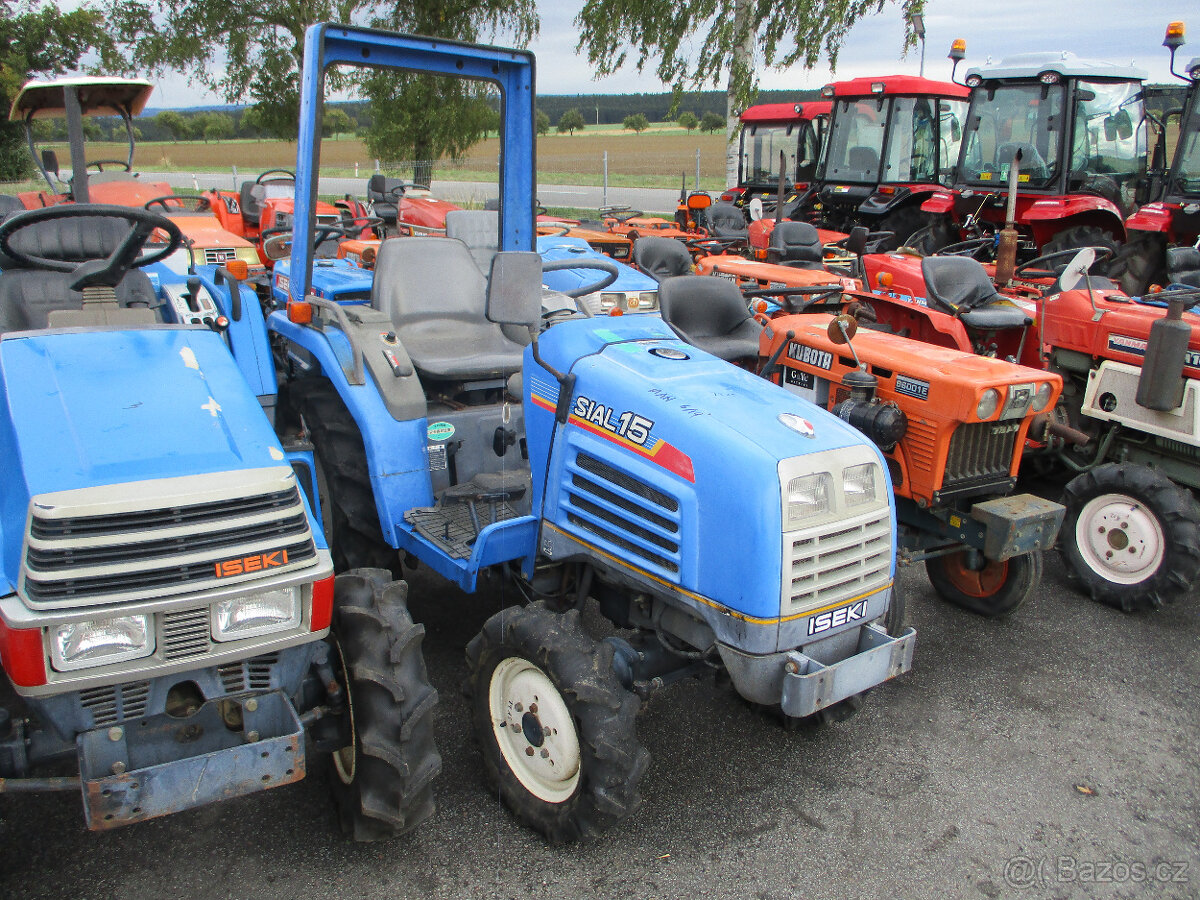 Malotraktor Iseki Sial 15 s rámem, parádní