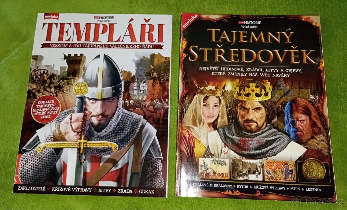 Knihy Temný středověk a Templáři