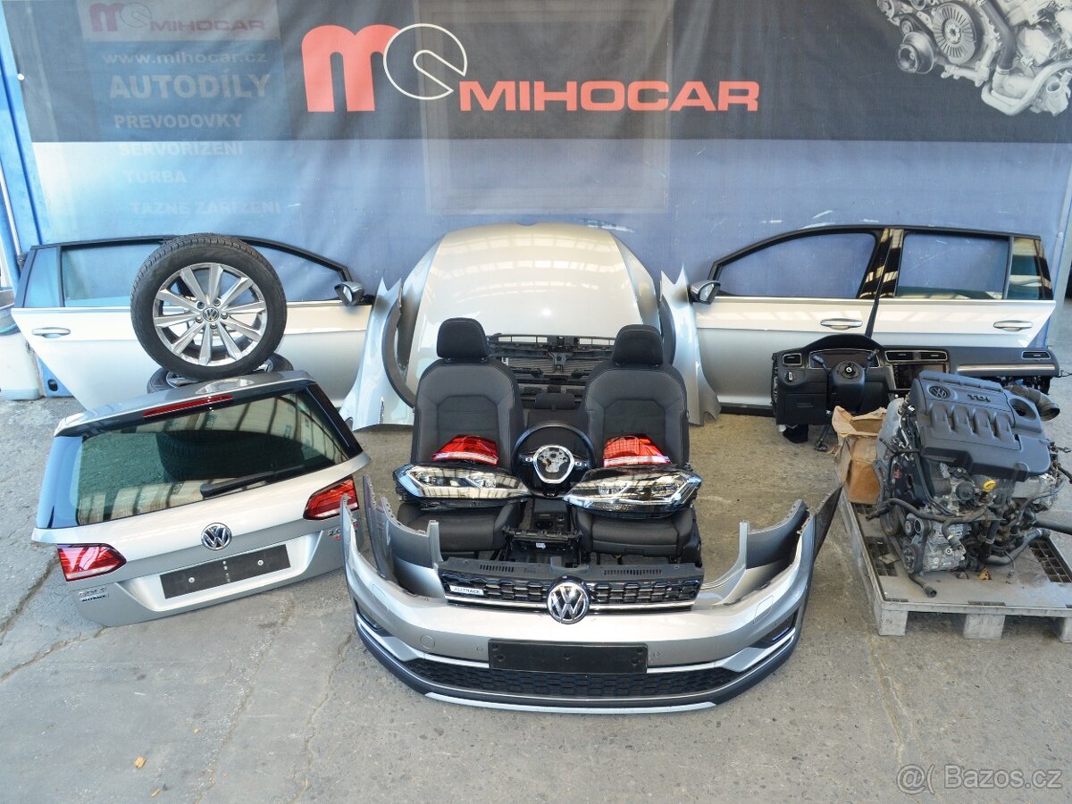 VW GOLF VII 7 (5G0) 2017-2020 náhradní díly