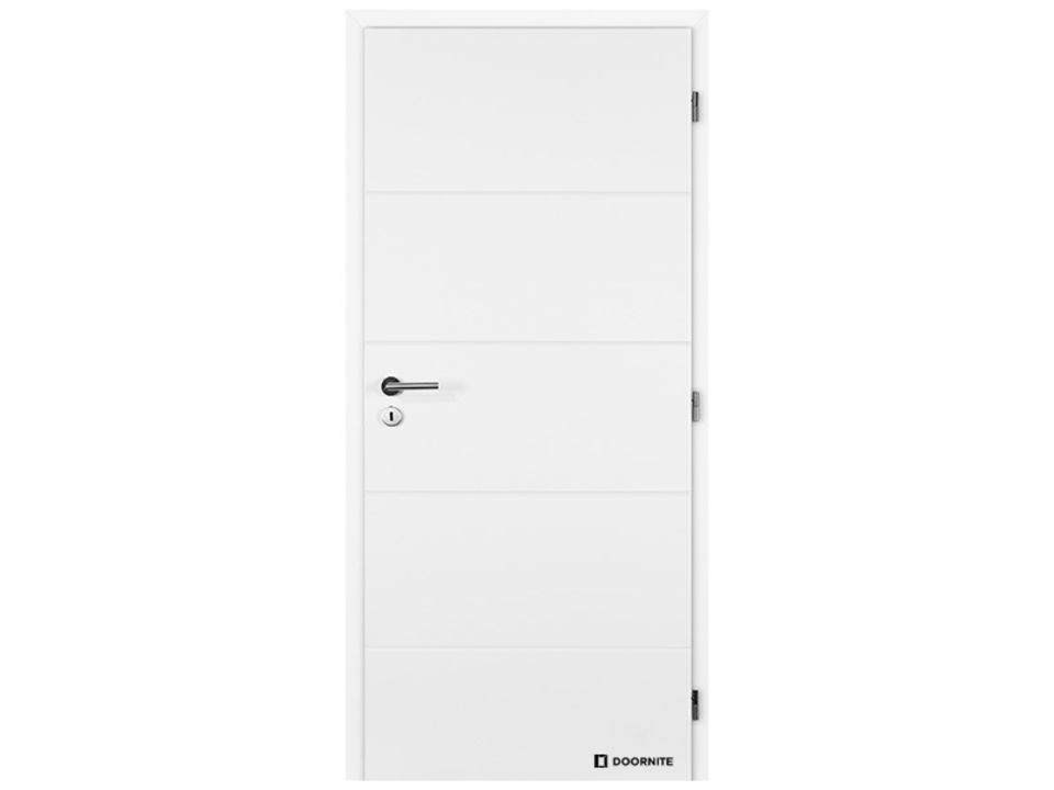 Nové interiérové bílé dveře levé 80L