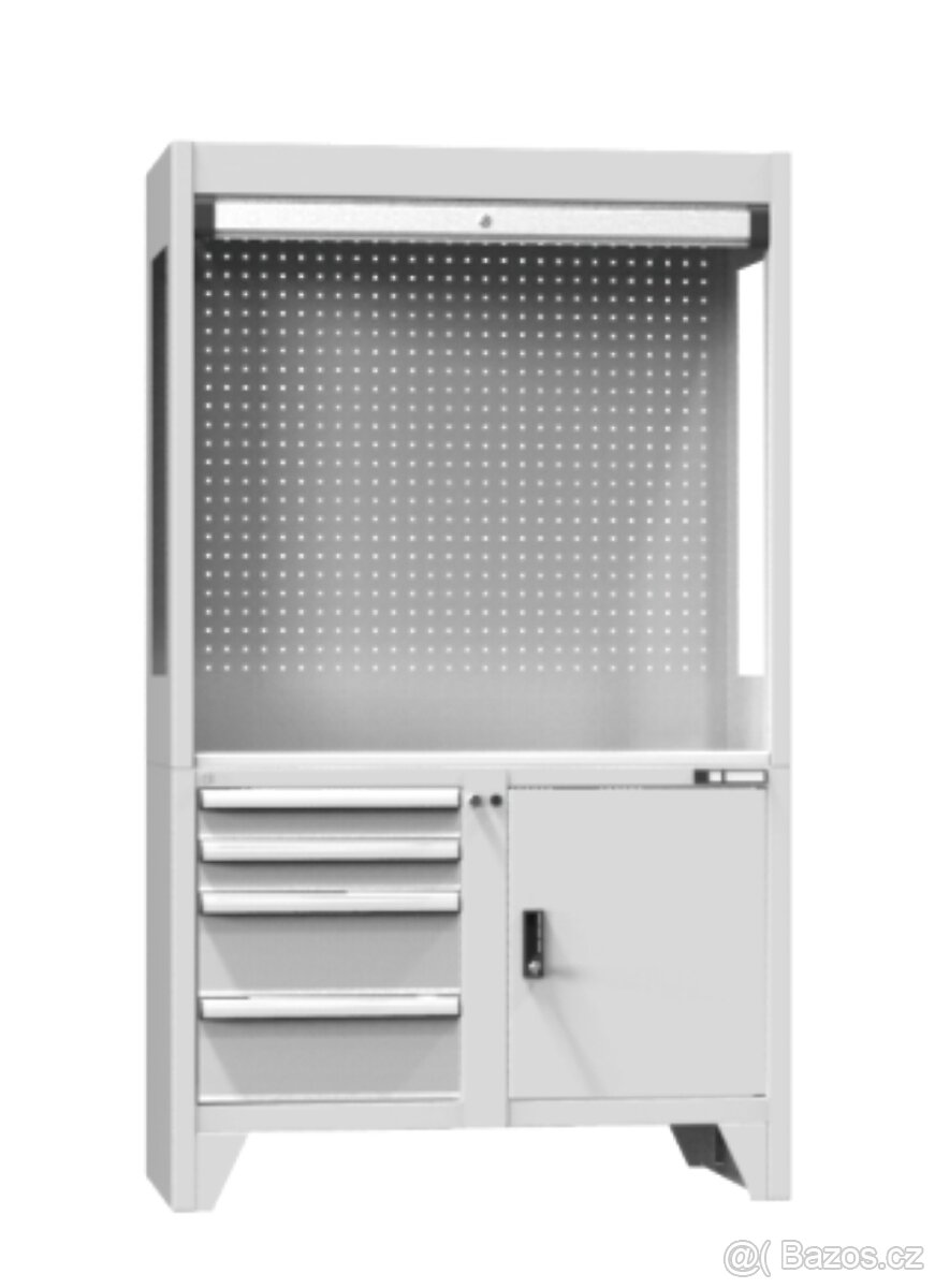 Kontrolní pracoviště MS101, dílenský nabytek