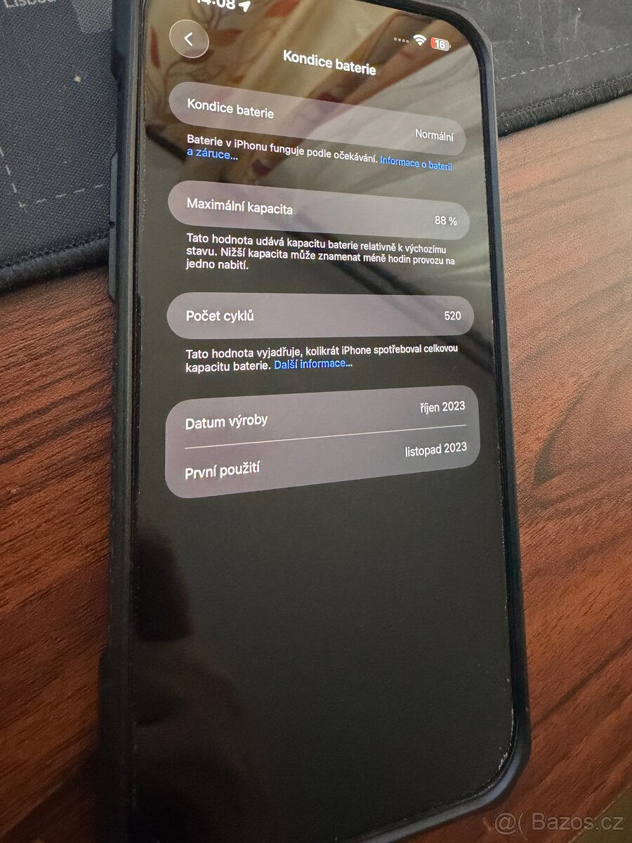 iPhone 15 Pro Max 256GB modrý titan