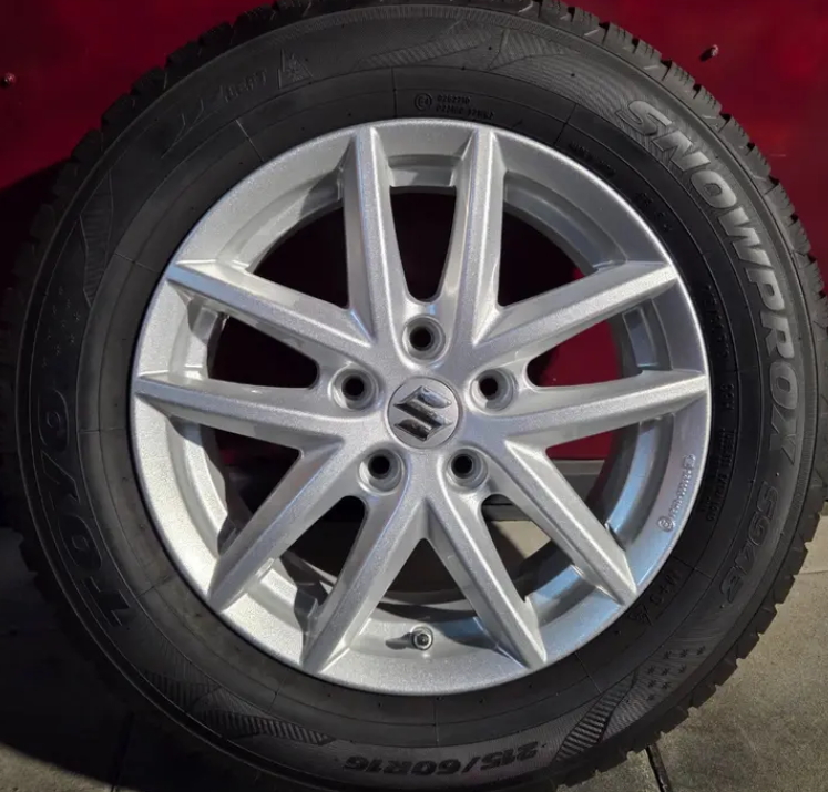16"ZIMNÍ OBUT ALU KOLA 5x114.3 SUZUKI VITARA+ČIDLA