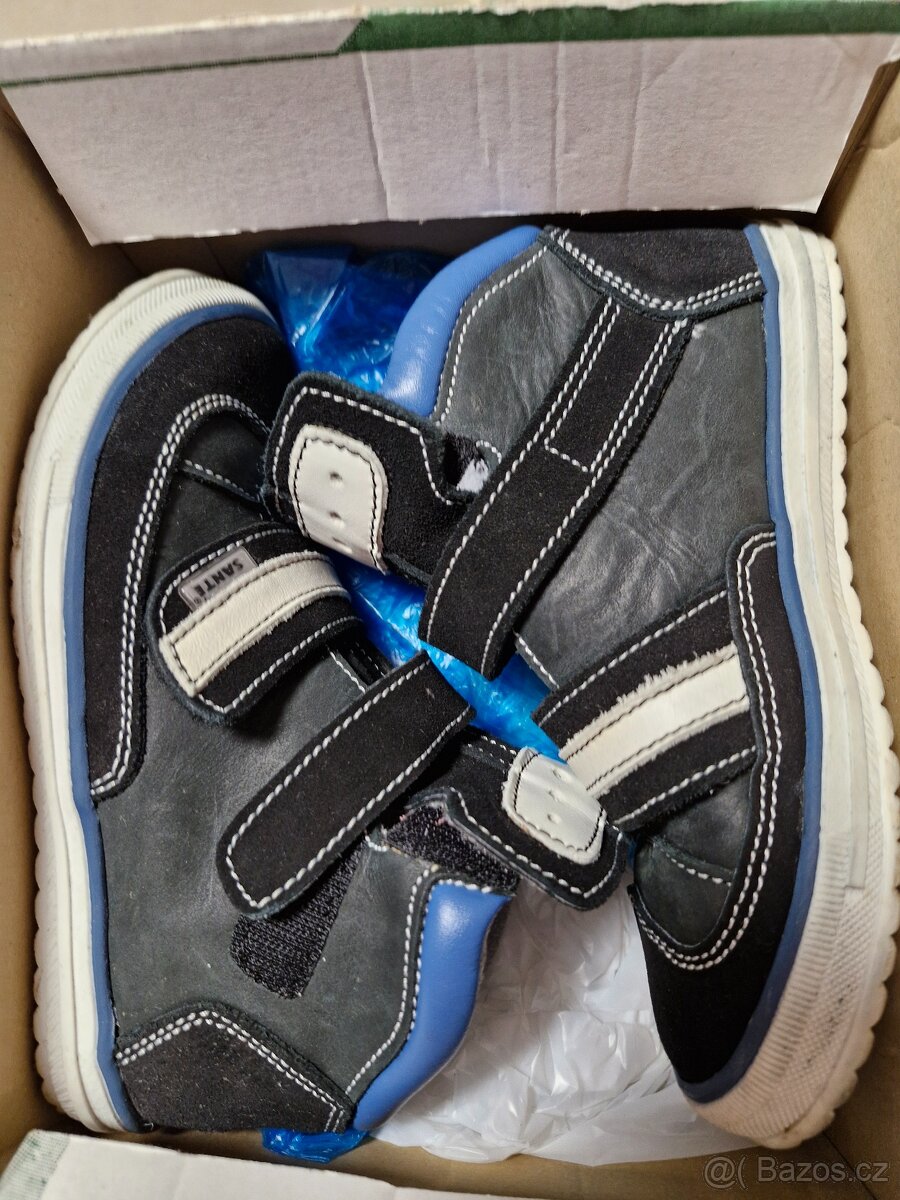 Celoroční kožené boty Santé 33