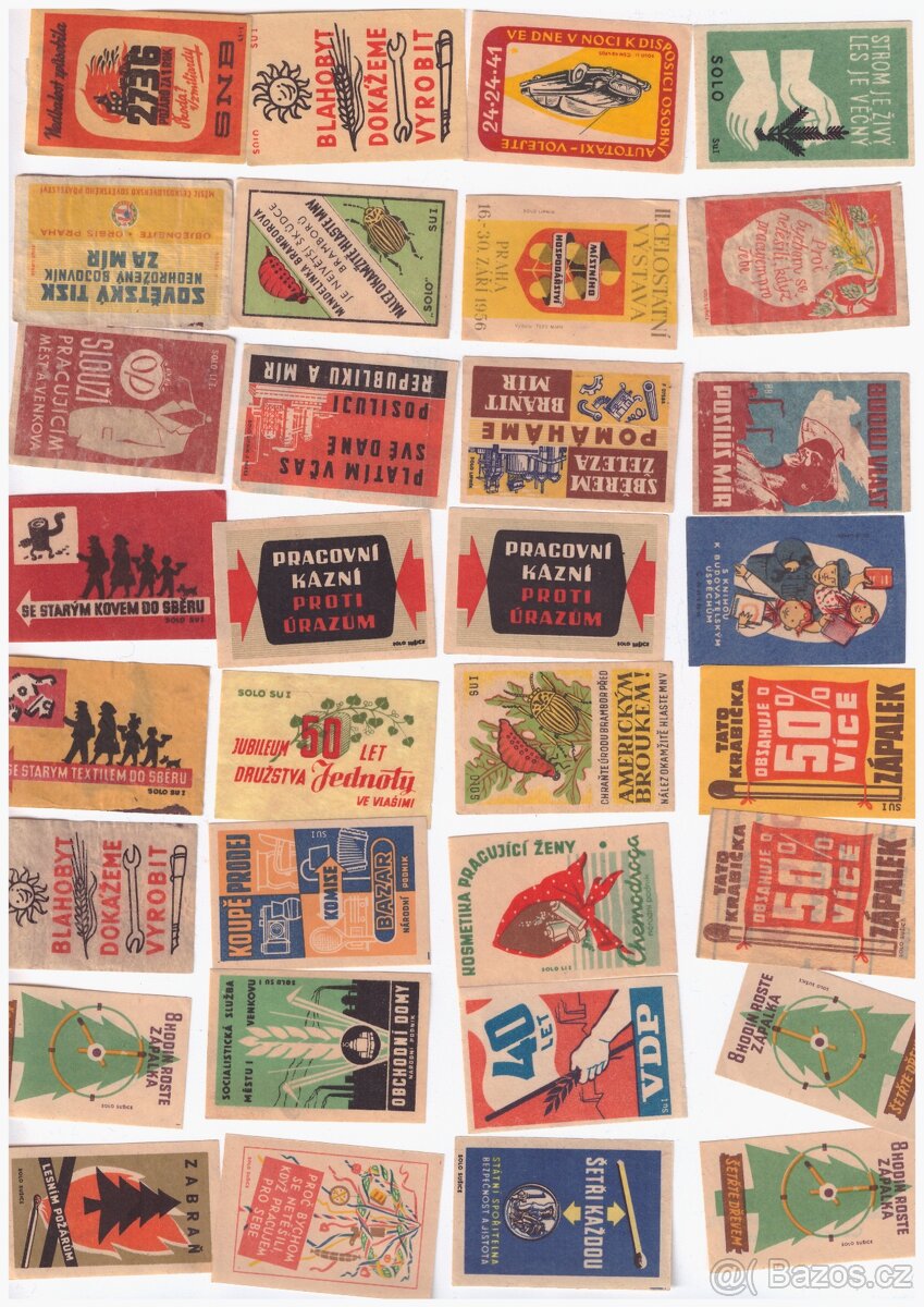 Zápalkové nálepky