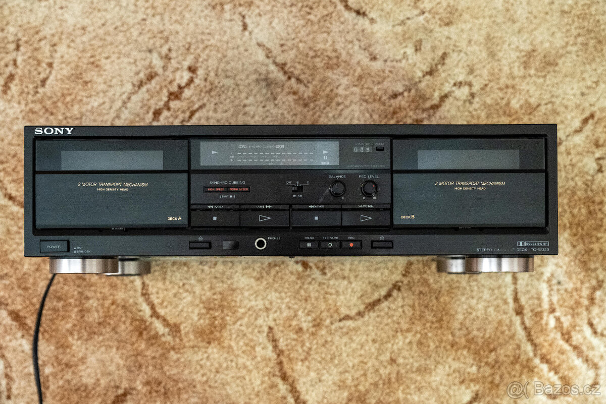 Tape deck Sony TC-W320 (po servisu)