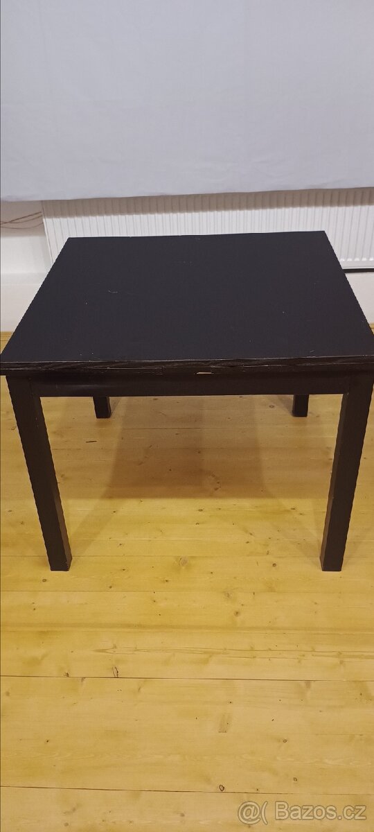 Jídelní stůl IKEA rozkládací černý