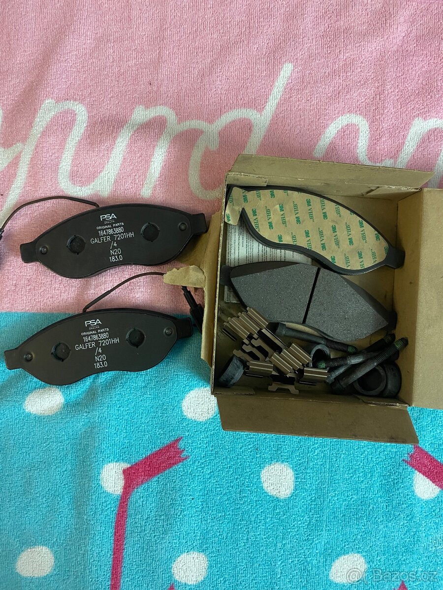 Sada brzdových destiček BOXER/JUMPER/FIAT