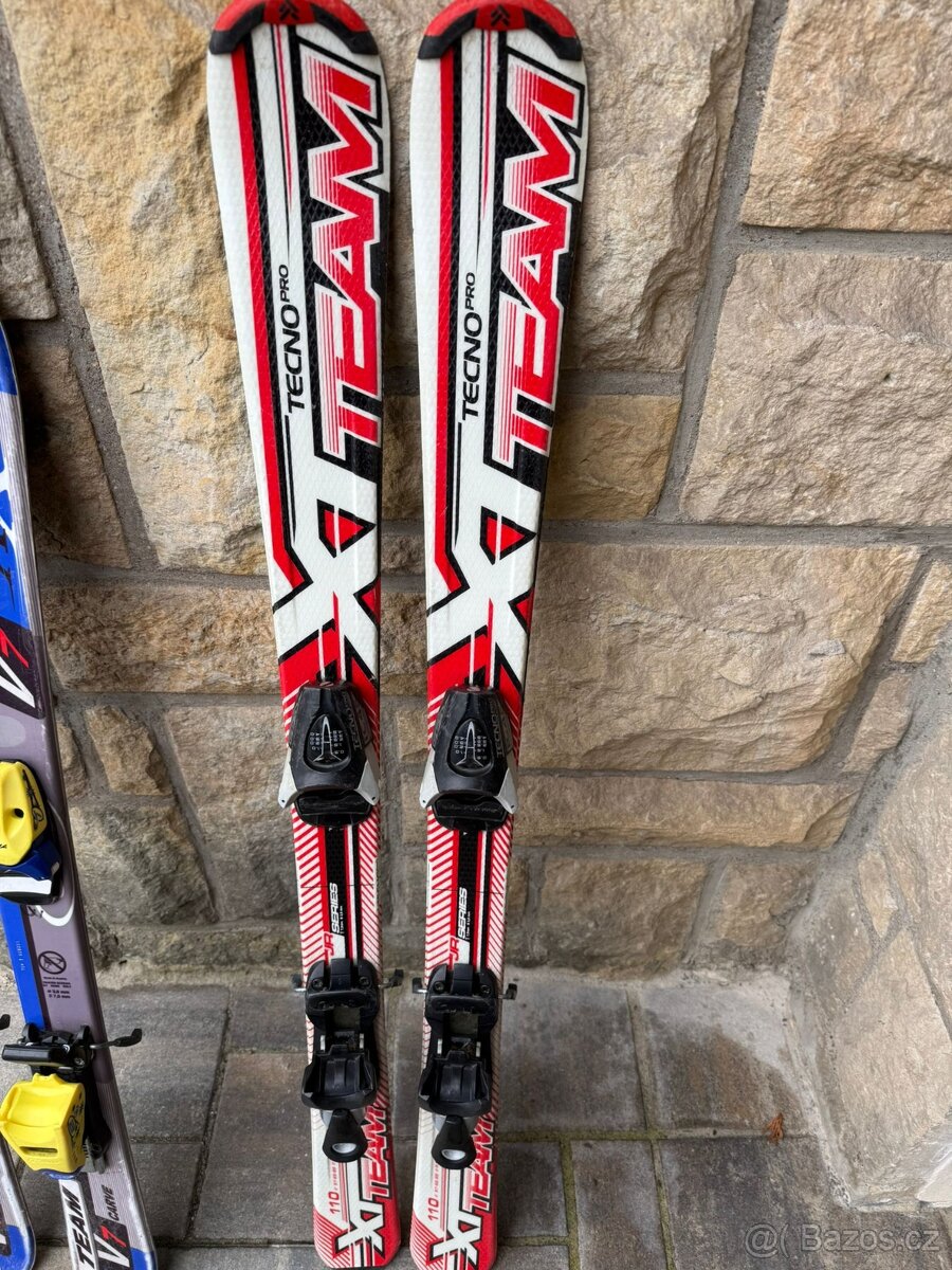 Prodám carvingové lyže 110cm