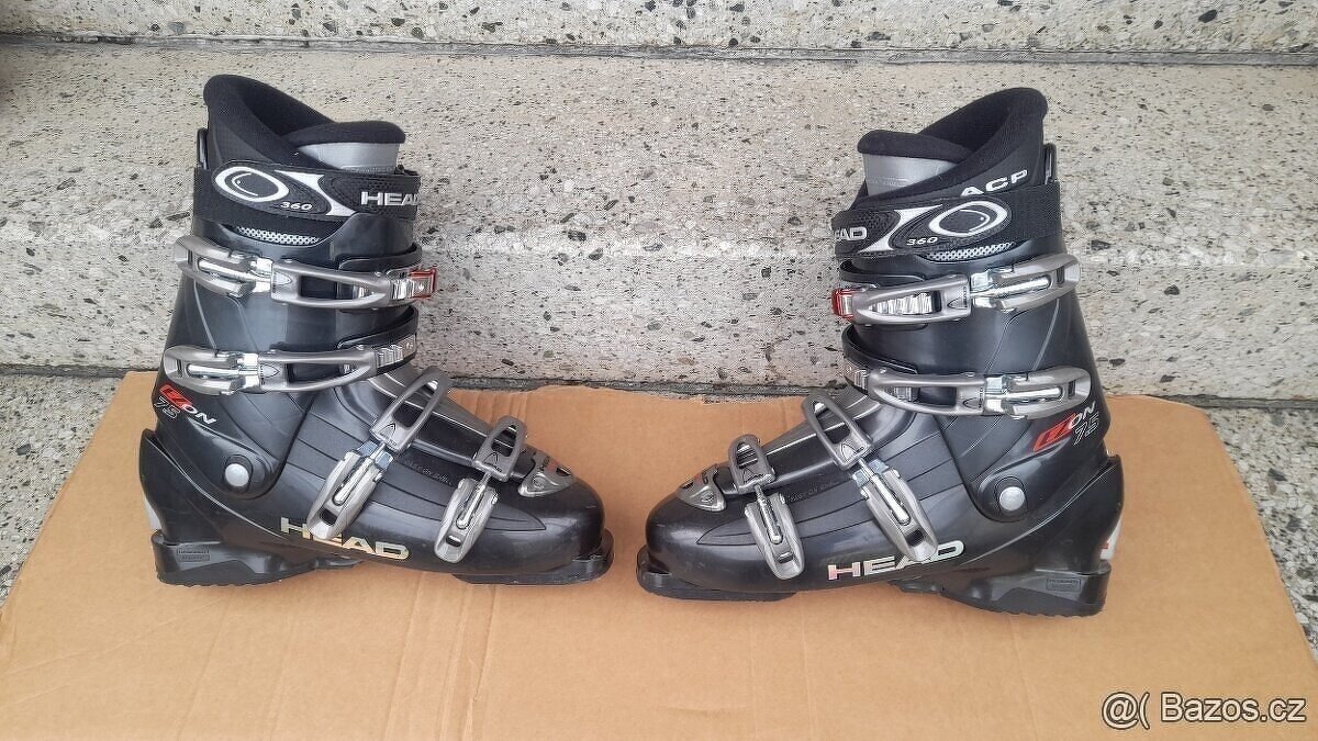 Kvalitní lyžáky Head 28-28,5 cm