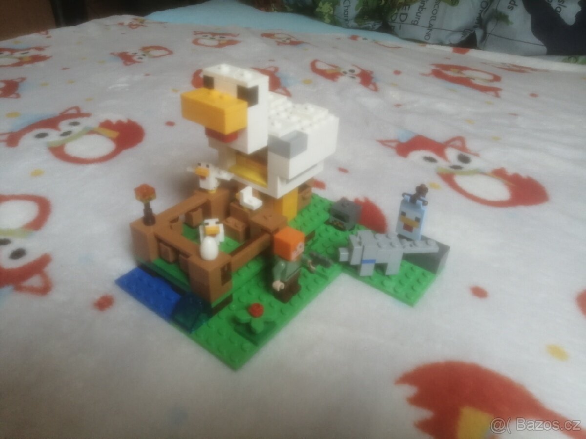 Lego Minecraft 21140 Slepičí farma