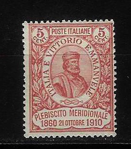 Poštovní známka Itálie - Mi: 97 (r. 1910)