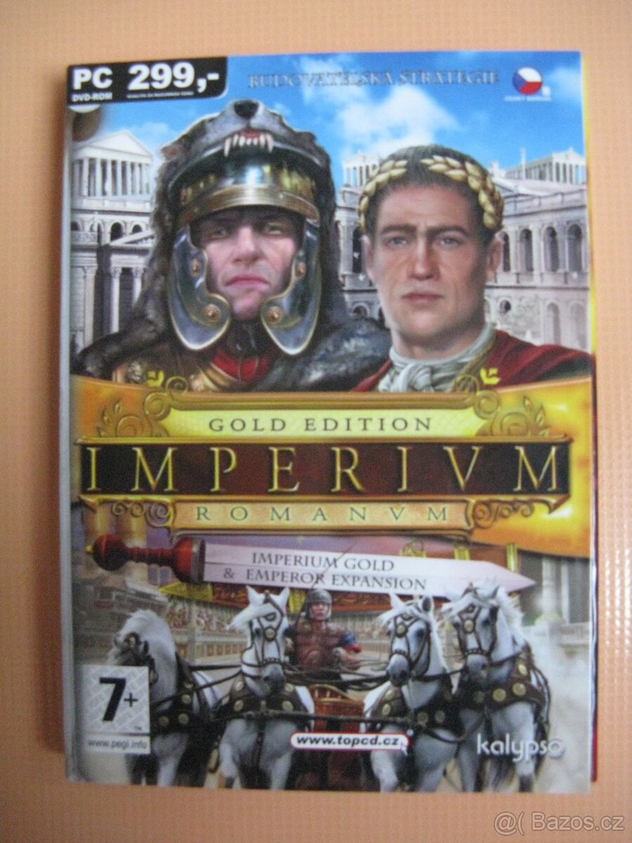DVD počítačová hra Imperium Romanum, zlatá edice, strategie