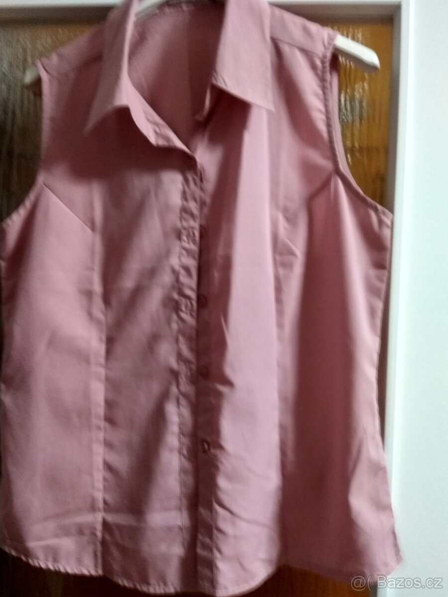 Letní růžová halenka
