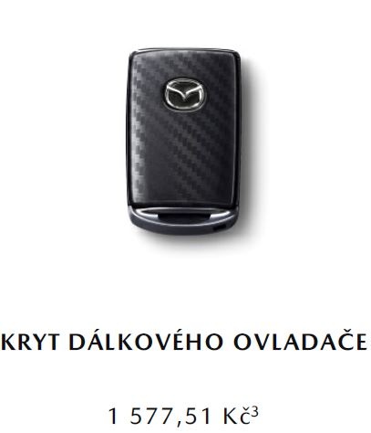 karbonovy kryt dalkoveho ovladace Mazda CX-5