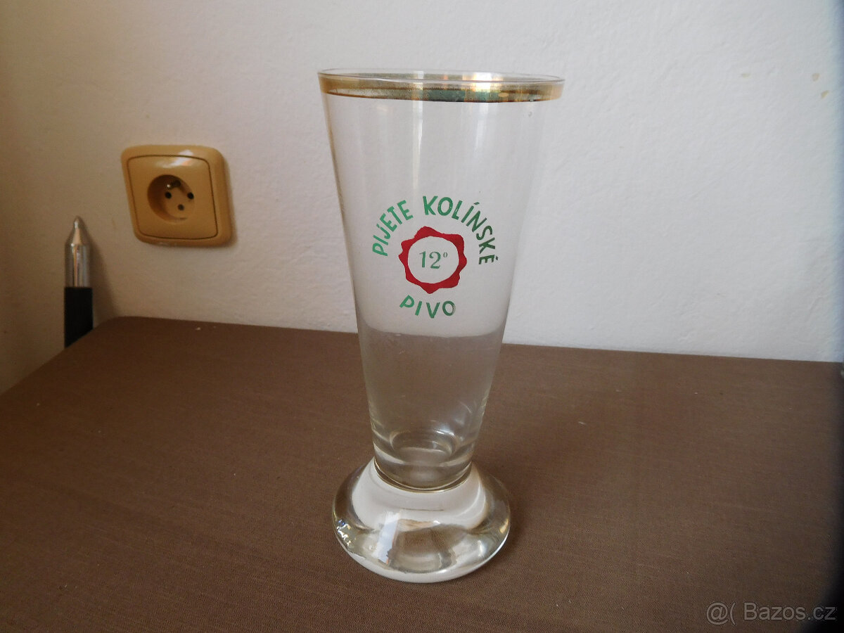 STARÁ SKLENICE - PŮLLITR - PIJETE KOLÍNSKÉ PIVO