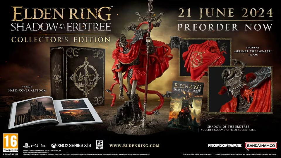 Elden Ring - DLC Shadow of the Erdtree collectors edition