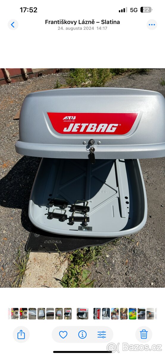 /////JETBAG 320 STREŠNÝ KUFOR RAKEV BATOŽINA VÝLET ///////DO