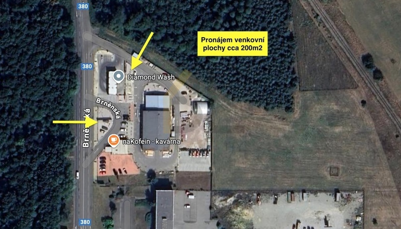 Pronájem venkovní obchodní a výstavní plochy – ul. Brněnská,