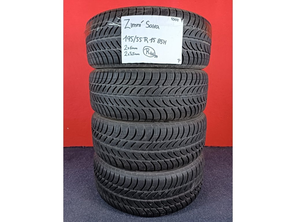 195/55 R15 85 H ZIMNÍ Sava Eskimo S3