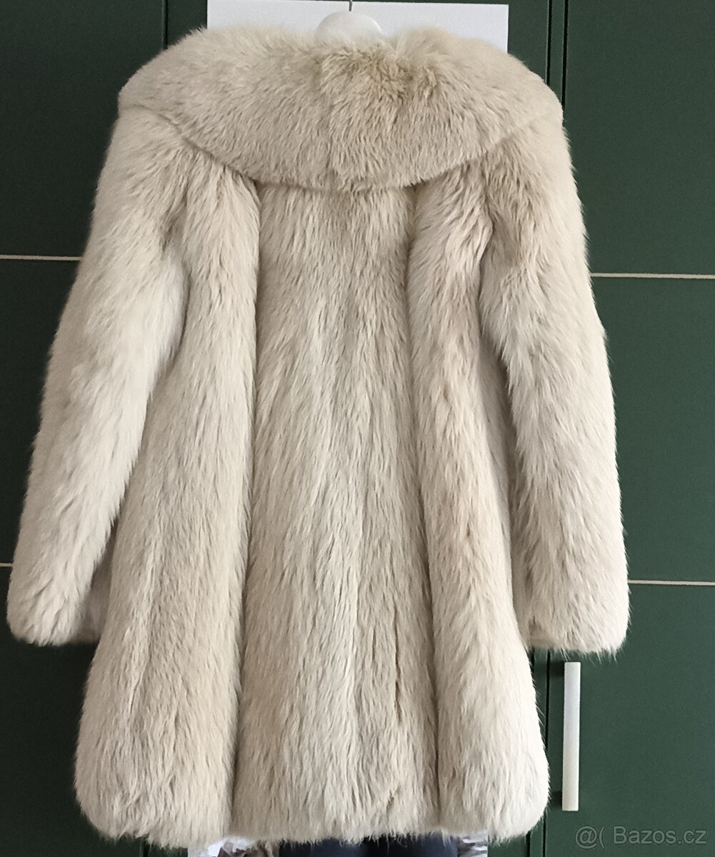 Kanadská přírodní bílá liška