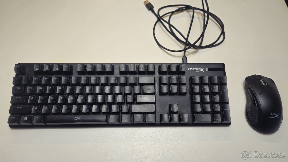 HyperX herní klávesnice a myš