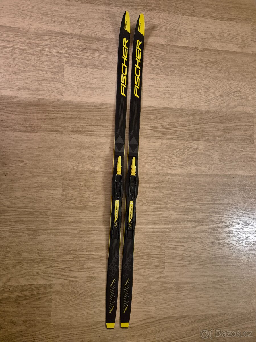 Bežky FISCHER sprintskin 140cm+vázání tour step JR