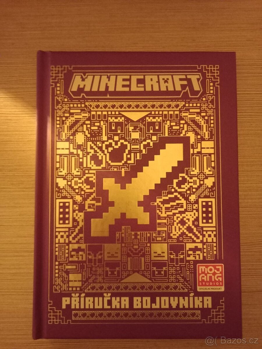 Prodám knihu o Minecraftu "Příručka bojovníka"