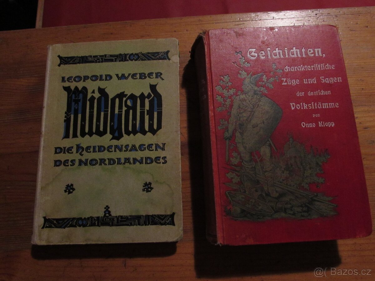 Německá mytologie a legendy - švabach