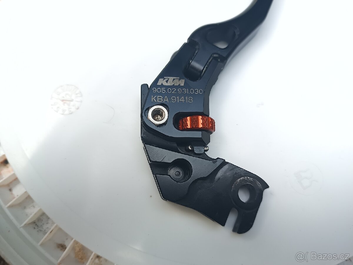 KTM páčka spojky CNC