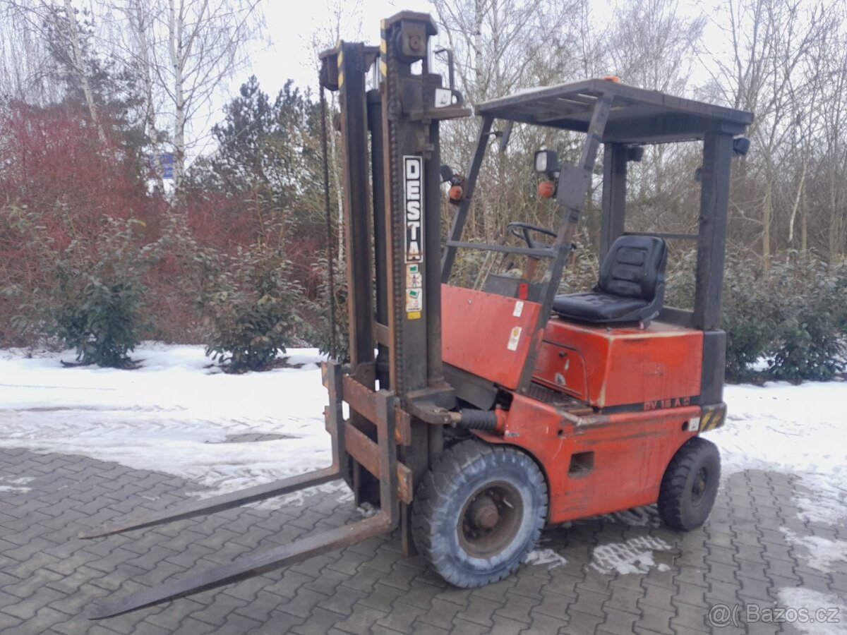 Vysokozdvižný vozík DESTA DV16A - nosn. 1600kg